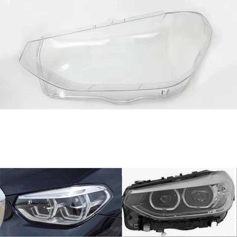 Policarbonato Faro Sinistro BMW X3 G01 G02 G08 F97 F98 Lente Copertura Plexiglass