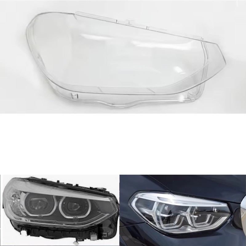 Policarbonato Faro Destro BMW X3 G01 G02 G08 F97 F98 Lente Copertura Plexiglass