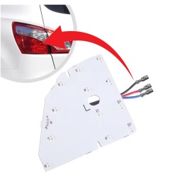 Placa LED izquierda B003338B Nissan QASHQAI J10 Luz de posición y parada trasera