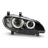 Cubierta de plexiglás para faro delantero derecho compatible con policarbonato BMW X6 E71