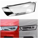 Polycarbonate Left Headlight Audi Q3 from 2016 to 2018 Low Version Glass Lens Plexiglass Cover