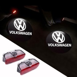 Volkswagen Logo LED Projector Glass Welcome Light