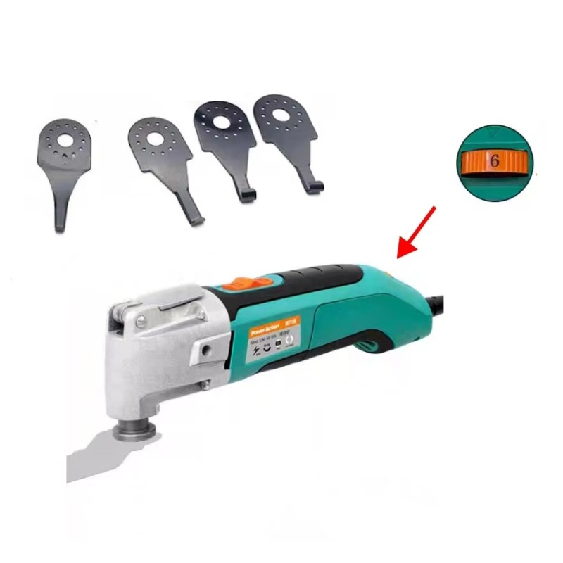Raspador eléctrico oscilante profesional para la eliminación de pegamento frío y sellador de faros, 6 velocidades.