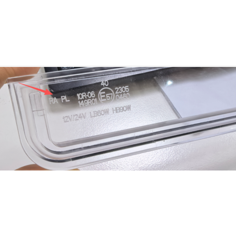 omologazione Porta Targa Led Posizione Anabbagliante Abbagliante 6000k Bianco Freddo