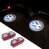 Proyector de logotipo LED VOLKSWAGEN T-Roc II para puerta, sin perforaciones, conexión Plug & Play.