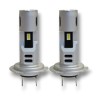 Bombillas LED H7 de 25 W con ventilador, 6000 K, Canbus, mismo tamaño que las originales.