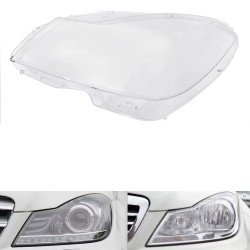 Faro izquierdo de policarbonato Mercedes-Benz W204 (a partir de 2011) Lente de cristal Cubierta de plexiglás