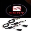 Seat Glass LED Logo Projector for Door 12V Connections Welcome Light