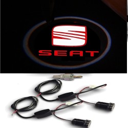 Seat Glass LED Logo Projector for Door 12V Connections Welcome Light
