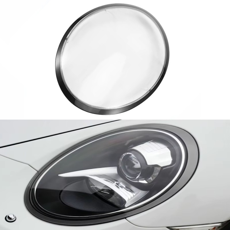 Polycarbonate Left Headlight Glass Lens Cover for Porsche 911 991 2012-2018