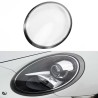 Cubierta de cristal de policarbonato para el faro izquierdo del Porsche 911 991 (2012-2018)