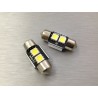 PAR DE FESTOON LED 31mm TORPEDO 2 LED 5050 CANBUS