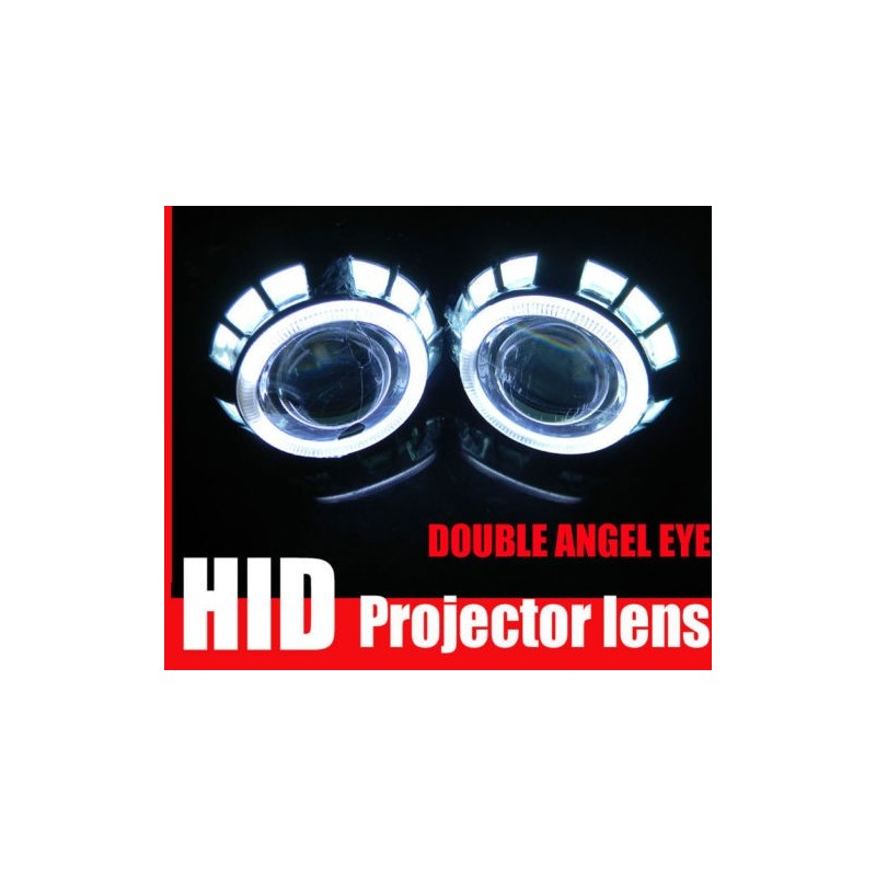 DOPPIO Angel Eyes LED 2 x 10cm 2 x 7,5cm funda z99