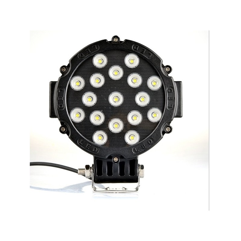 Luz de Trabajo Luz LED Adicional 51w 30° Redonda