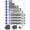 LUZ DE TRABAJO DE 24W A 300W 9/32V DE PROFUNDIDAD O DIFUSA