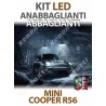 KIT FULL LED H4 ANABBAGLIANTI ABBAGLIANTI per MINI MINI Cooper R56 specifico serie TOP CANBUS
