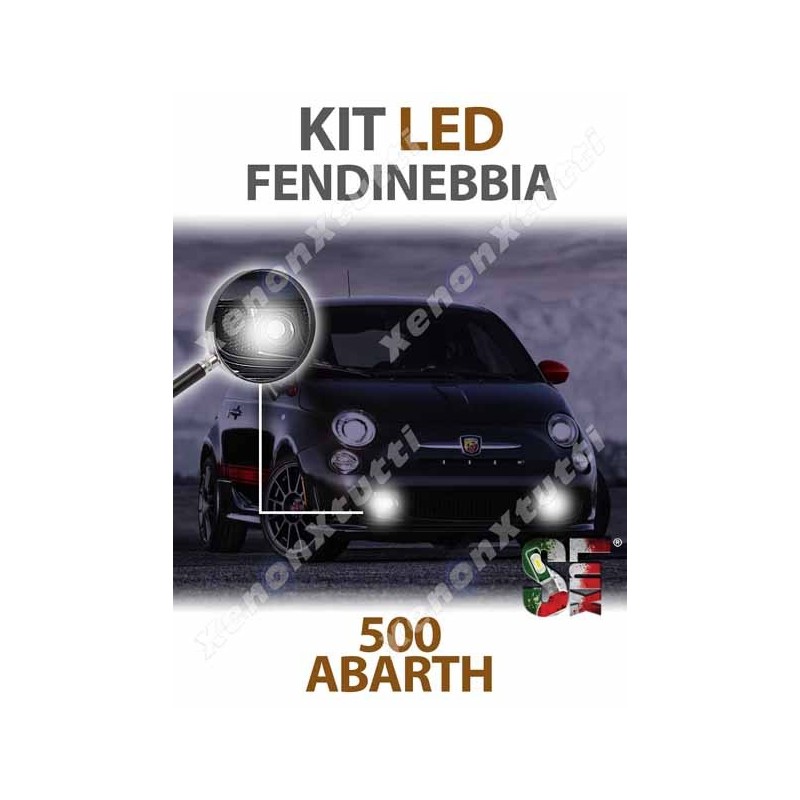 Faros antiniebla LED H3 500 ABARTH 595 695 serie TOP CANBUS específica