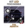 Faros antiniebla LED H3 500 ABARTH 595 695 serie TOP CANBUS específica