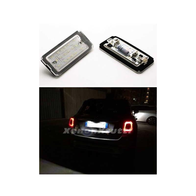 2PCS LED targa luce per Fiat 500 Abarth 500 500C 695 595 6000K luci targa  ad alta luminosità Can-bus