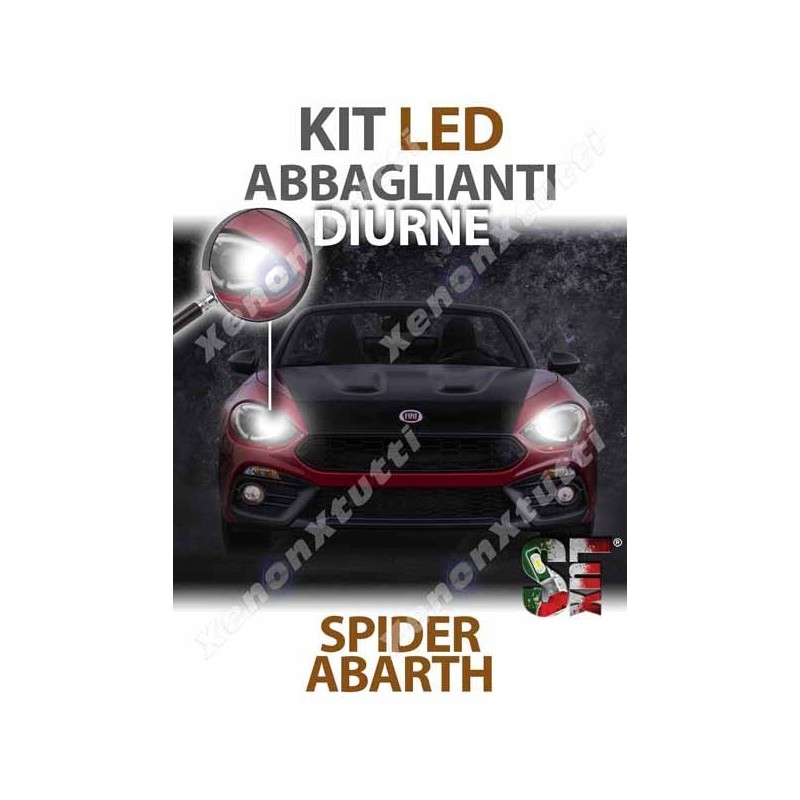 KIT LUZ DE CARRETERA Diurna FULL LED para ABARTH 124 SPIDER serie TOP CANBUS específica