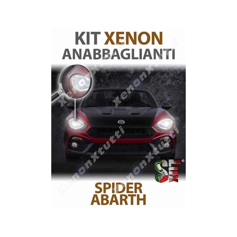 KIT XENON ANABBAGLIANTI per ABARTH 124 SPIDER specifico serie TOP CANBUS