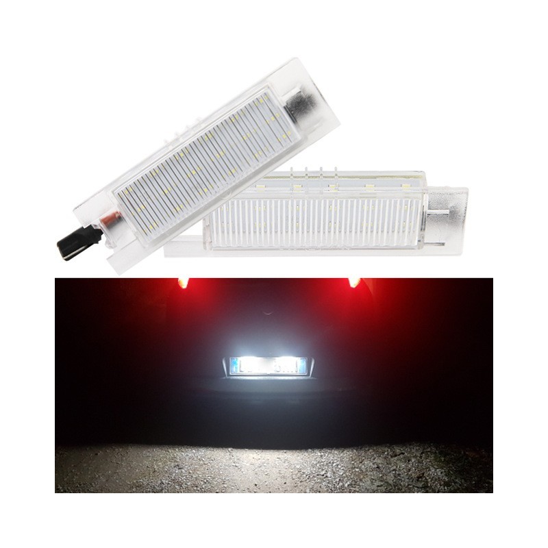 Lámparas Led Luces De Matrícula Para Grande Punto Abarth Específico Top Series Canbus