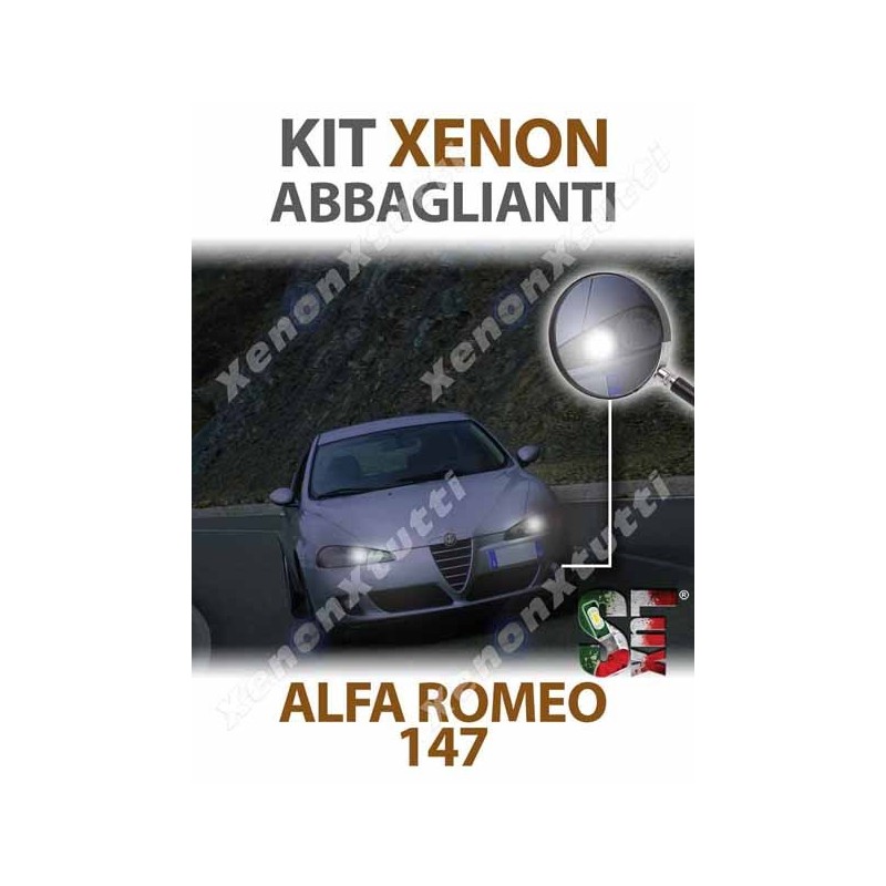 KIT XENON ABBAGLIANTI per ALFA ROMEO 147 specifico serie TOP CANBUS