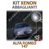 KIT XENON ABBAGLIANTI per ALFA ROMEO 147 specifico serie TOP CANBUS