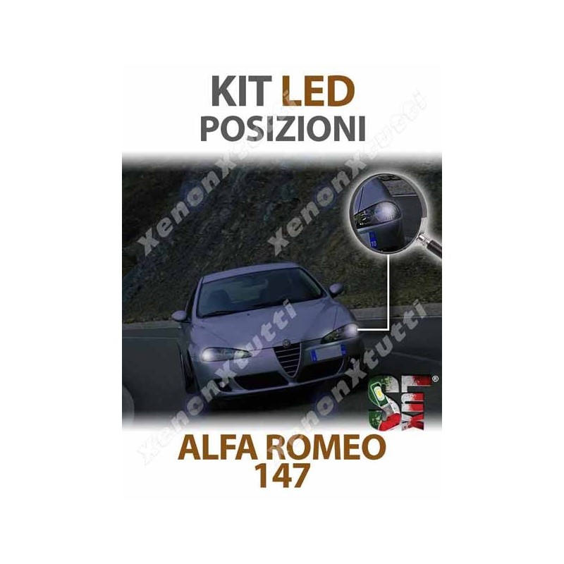 LAMPADE LED LUCI POSIZIONE per ALFA ROMEO 147 specifico serie TOP CANBUS
