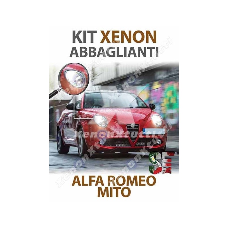 KIT XENON ABBAGLIANTI per ALFA ROMEO MITO specifico serie TOP CANBUS