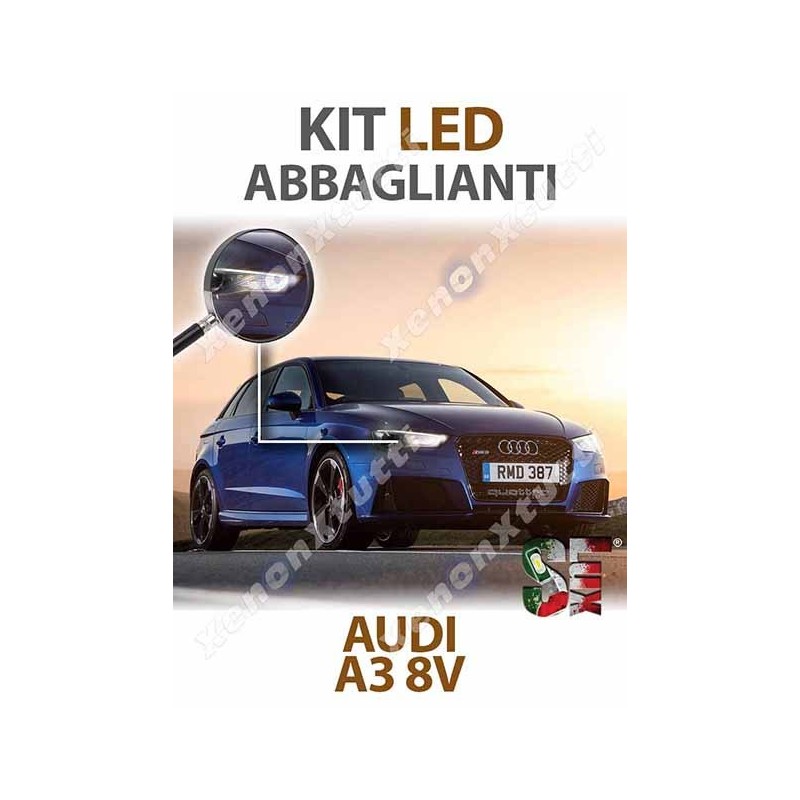 AUDI A3 8V SPECIFIC FULL LED HIGH BEAM AND DAYTIME LIGHTS KIT