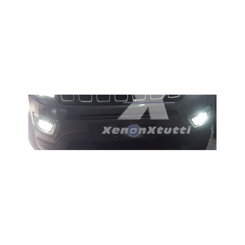 kit led specifico jeep compass 2 fendinebbia canbus