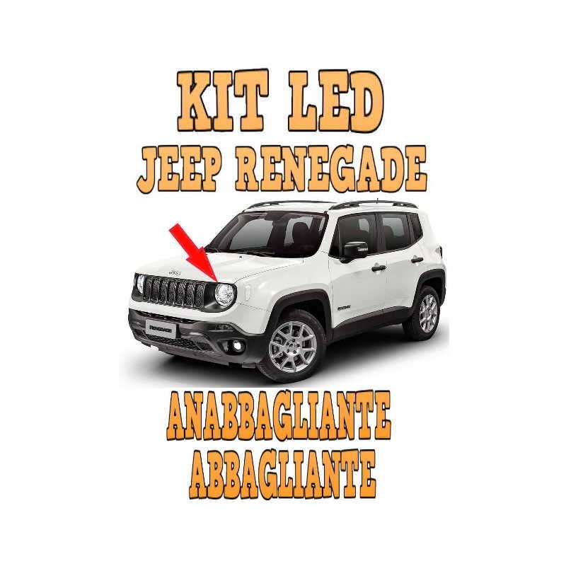 Kit LED JEEP RENEGADE Anabbagliante Abbagliante