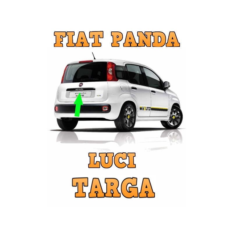 Lampade Led Targa per FIAT Panda III con tecnologia CANBUS