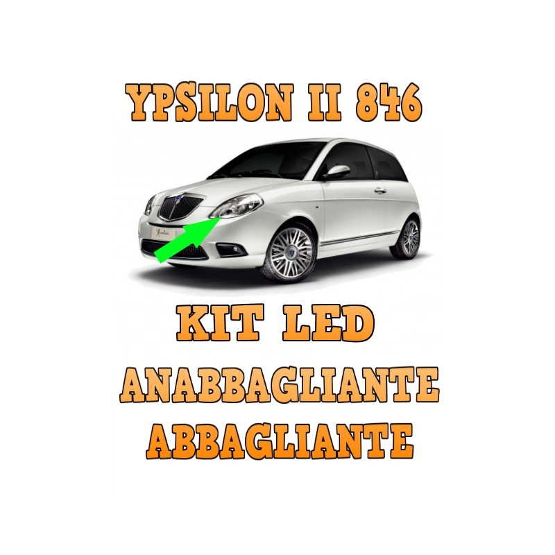 LANCIA Ypsilon II 846  KIT FULL LED Anabbaglianti Abbaglianti
