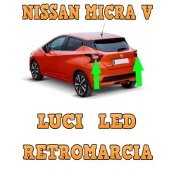 NISSAN Micra V LED RETROMARCIA specifico serie TOP CANBUS