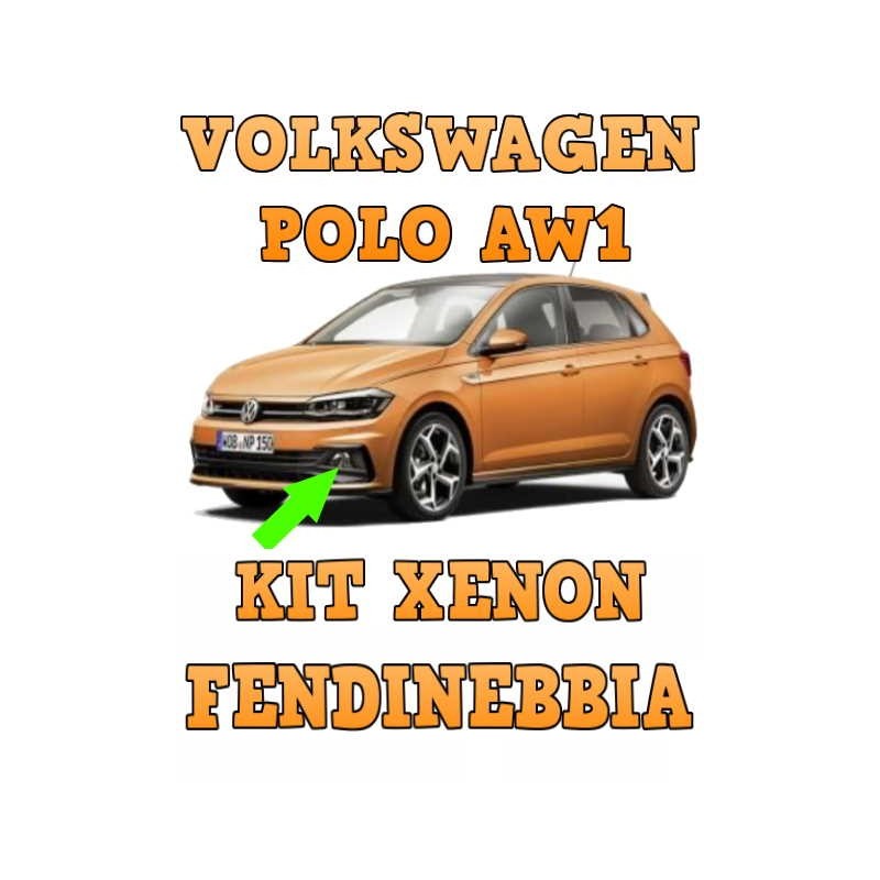 Kit Xenon Fendinebbia Volkswagen Polo Aw1 Canbus