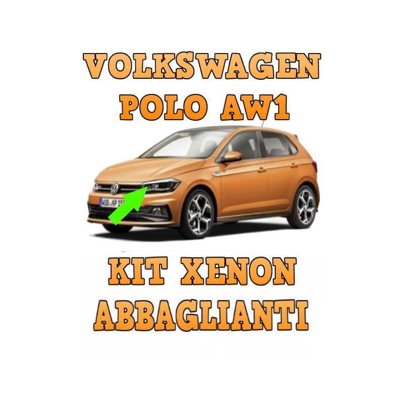 Kit Xenon Abbaglianti Per Volkswagen Polo Aw1 Canbus