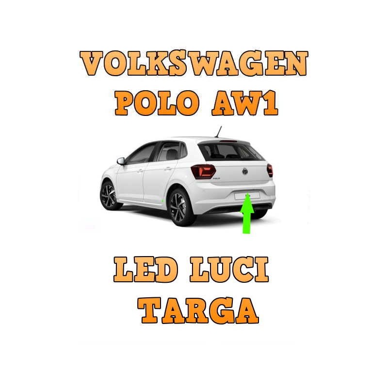LED LUCI TARGA VOLKSWAGEN Polo AW1