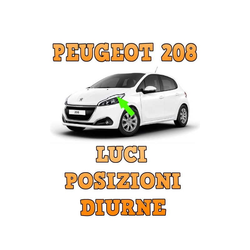 Luci Led Posizione Peugeot 208