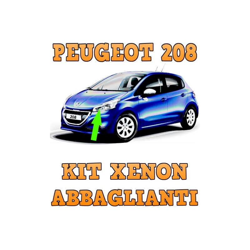 Kit Xenon Abbaglianti Peugeot 208