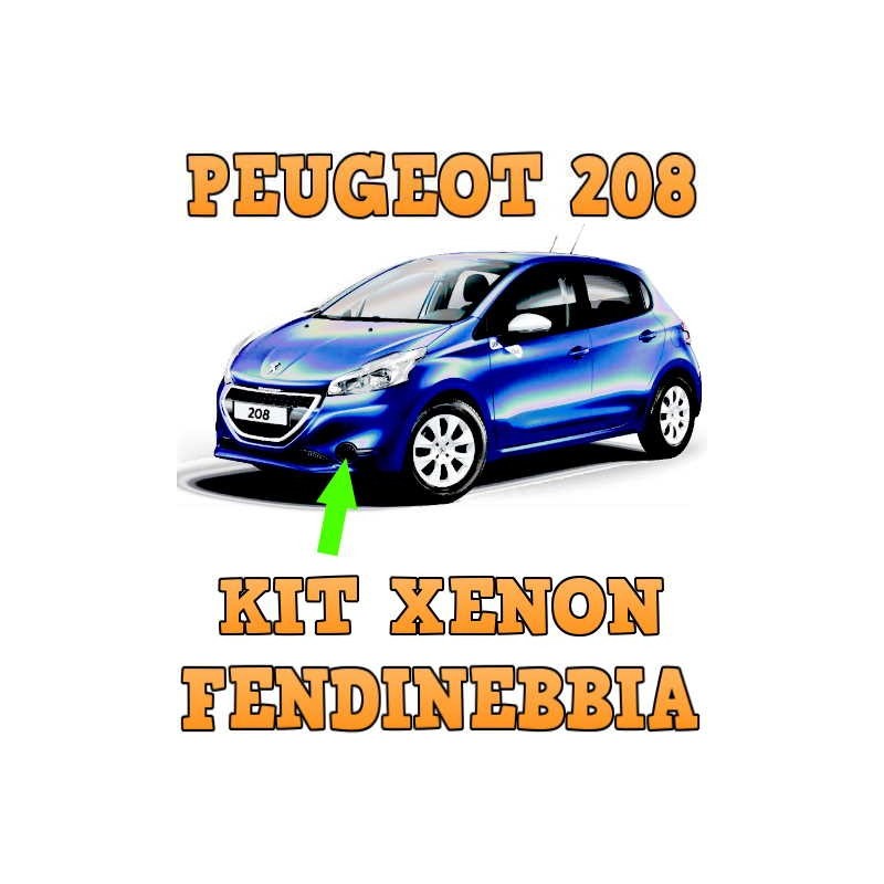 Kit Xenon Fendinebbia Peugeot 208
