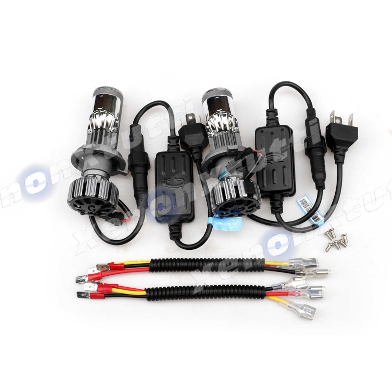 Mini lenticular LED h7 h4 dual function