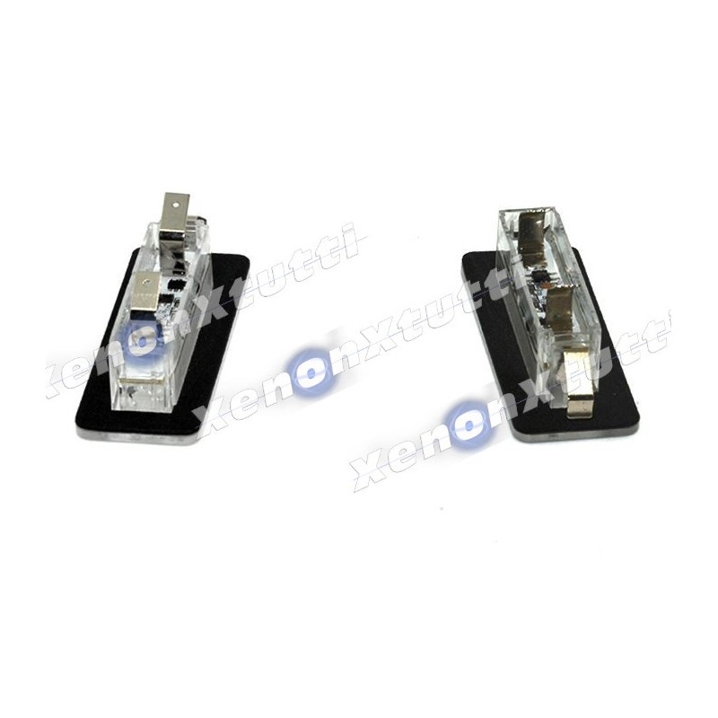 2 Luci Targa LED Canbus Per Mercedes Smart Fortwo W450 W451 W453 - Bianco Xenon, Senza Errori, Plug And Play, Alta Luminosità, Omologate