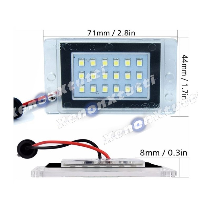 luces de matrícula volvo xc 70 855