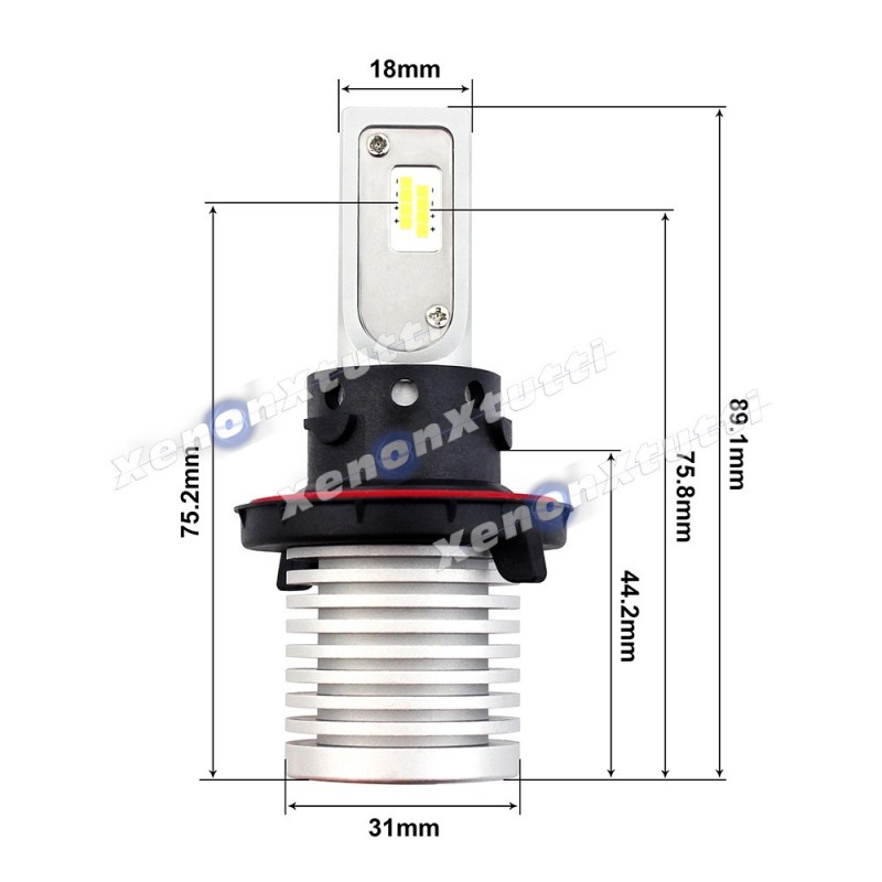 Luces LED h13 canbus para coches y motos.