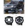 Par de faros Wrangler JL con lámpara LED con drl + proyector LED.