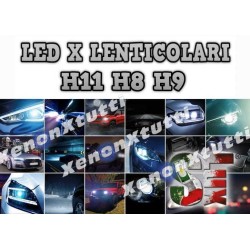 kit LED lenticular h11 h8 h9 luz de cruce luz de carretera monoled 6000k canbus slux xenon para todos