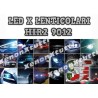 Kit de lámpara LED lenticular hir2 9012, luz de cruce, luz de carretera, 6000k, canbus slux, xenón, para todos