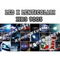 kit luci led lenticolare anabbagliante abbagliante HB3 9005 6000k canbus bixenon biled slux xenonpertutti